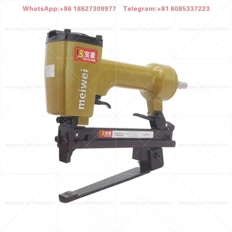 1022J Multifunctional Pneumatic Staple Gun Code Nail Gun Book Sewer Leather Fabric Carton Wood Air Nailer Stapler