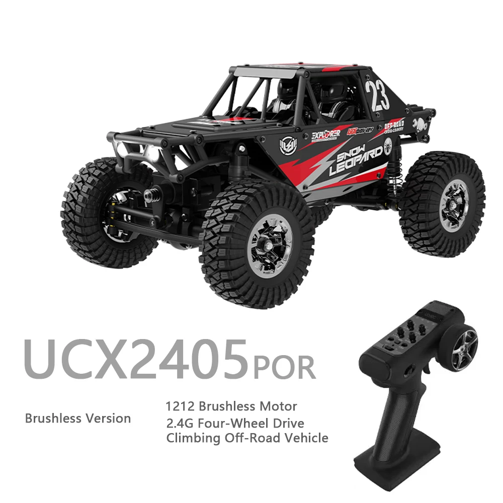 新品　RC クローラー　udirc 1/24 4x4 オフロードトラック 1/24 RC クローラー UDIRC UCX2405 ブラシレス/ブラシ付きモーター 4WD