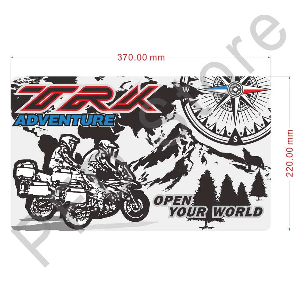 Motorcycle Tail Top Side Box Cases Luggage Aluminium Protector Stickers Decals For Benelli TRK502 TRK 502 X TRK521 ADV Adventure