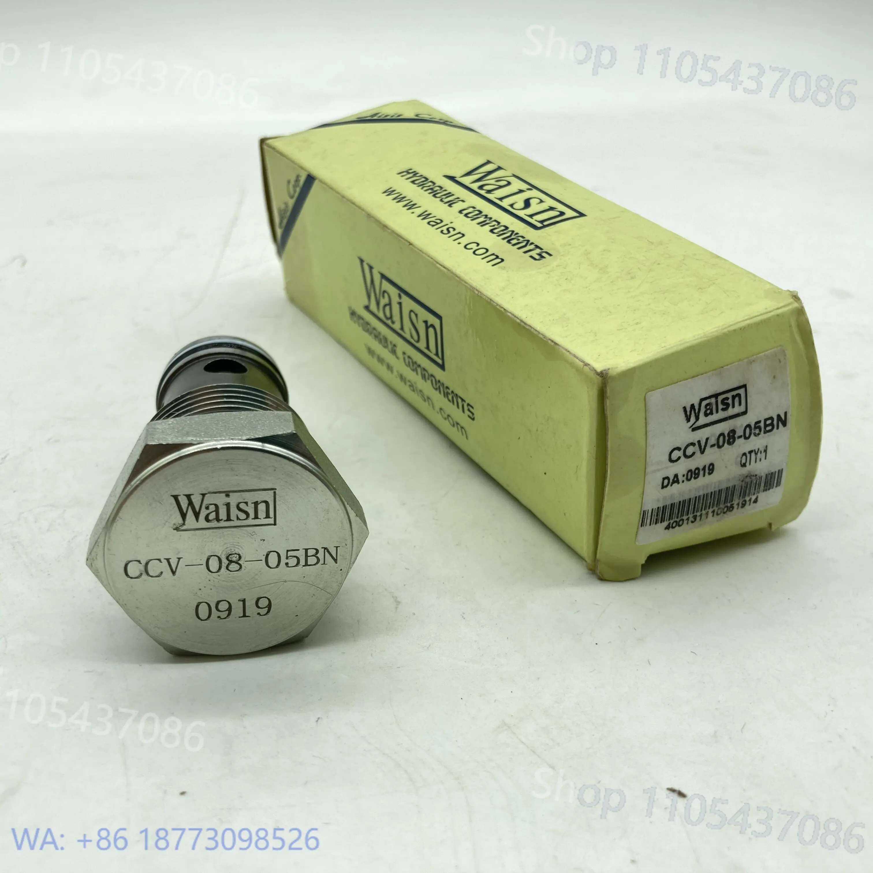 Taiwan WAISN Cartridge Valve CCV-02-20AN/05AN/60AN CCV-02-20BN/05BN/60,1PCS