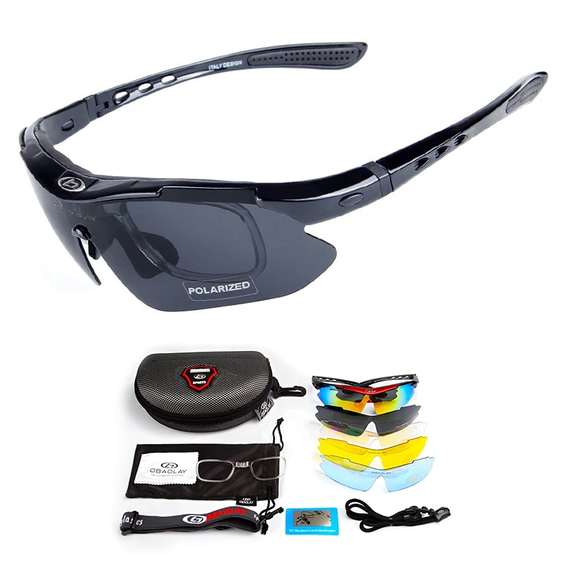 Polarized Bicycle Sports Glasses, Cycling glasses, UV400, Running Sunglasses Fishing, Billiards goggles Tennis glasses Bowling,