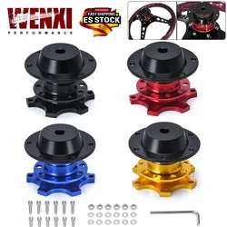 Universal Steering Wheel Quick Release Hub Boss Kit Wheel Hub Adapter For 6 hole Steering Wheel Hub WX3859