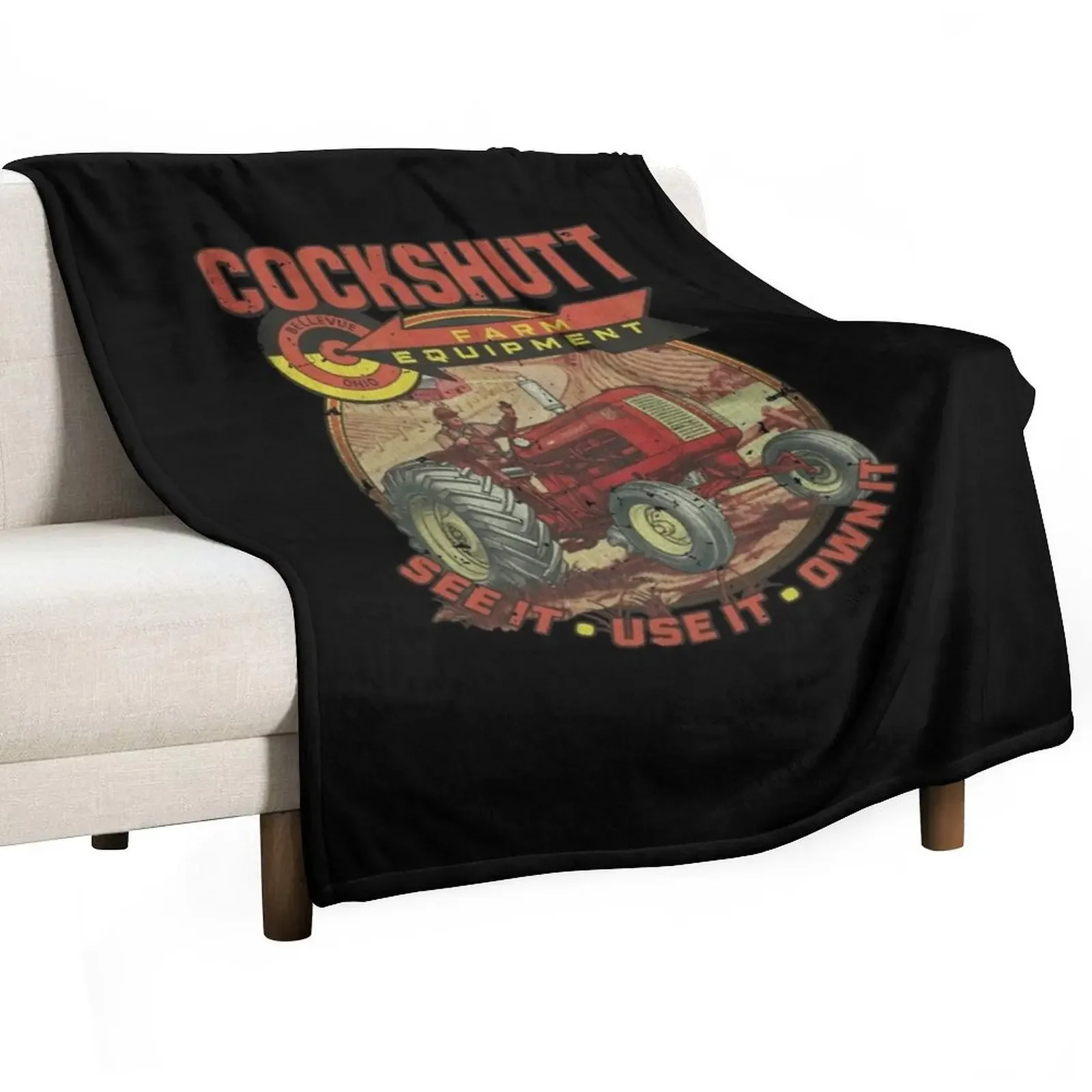 

Cockshutt Farm Equipment Ltd 1953 Throw Blanket Baby Luxury St Cute Fashion Sofas Blankets