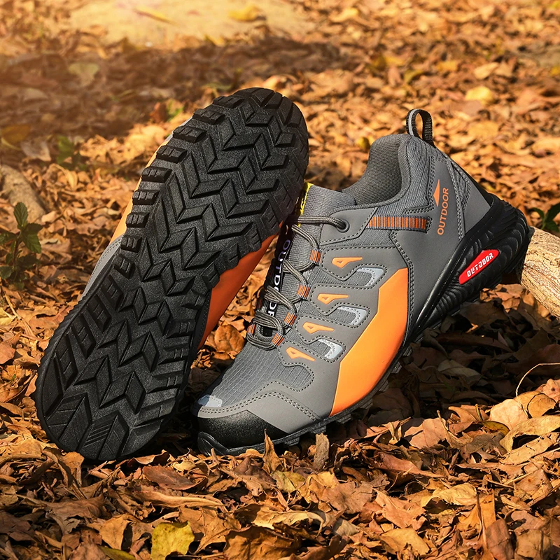 

Hiking Shoes Men Waterproof Outdoor Trainers Lace-up Climbing Trekking Sneakers Mountain Walking Hunting Tactical Boots 2026