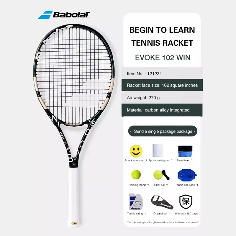 Babolat-raqueta de tenis Original para adultos, accesorio de entrenamiento masculino y femenino con bolsa de mochila