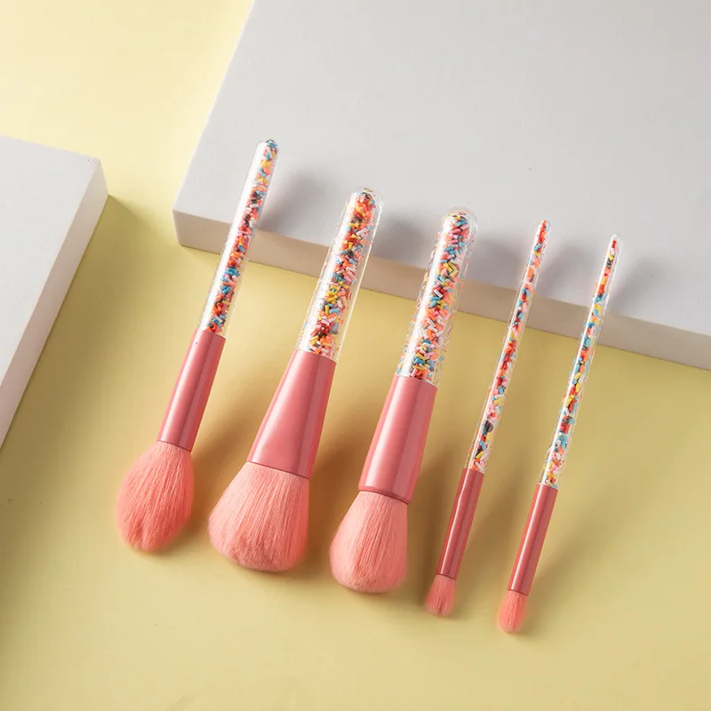 5-13Pcs/set Candy Color Makeup Brushes Set for Foundation Blush Powder Eyeshadow Kabuki Blending Beauty Makeup Brush Accessories