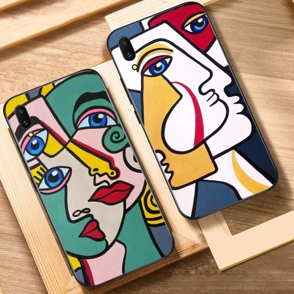 Picasso Abstract Art Painting Phone Case For Huawei Y9 6 7 5 Prime Enjoy 7s 7 8 Plus 7a 9e 9plus 8E Lite Psmart Shell