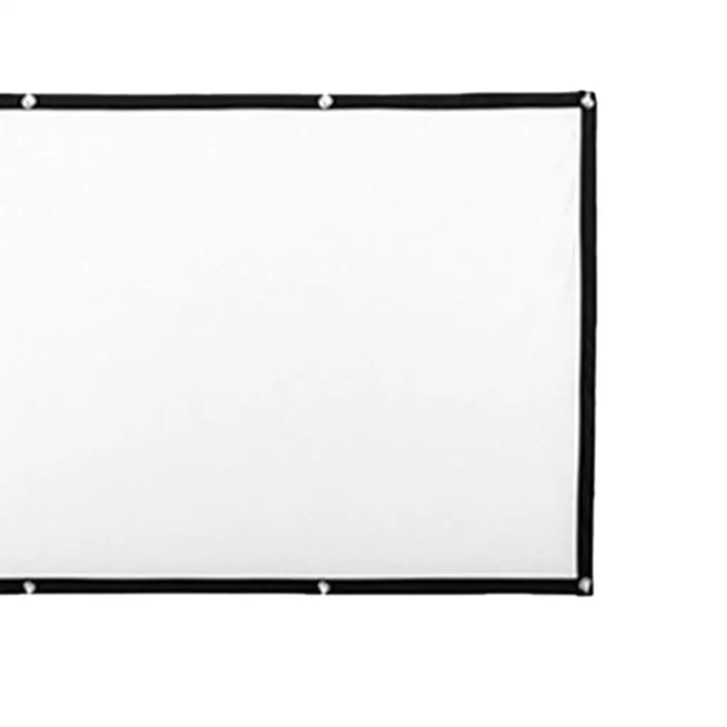 HDビデオプロジェクター用ソフトキャンバスフロントポータブルプロジェクションスクリーン