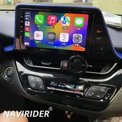 Wireless CarPlay Android 14 AI Voice Car Radio Stereo 8+128GB GPS Navigation For Toyota CHR C-HR 2016-2019 Multimedia Video 2Din
