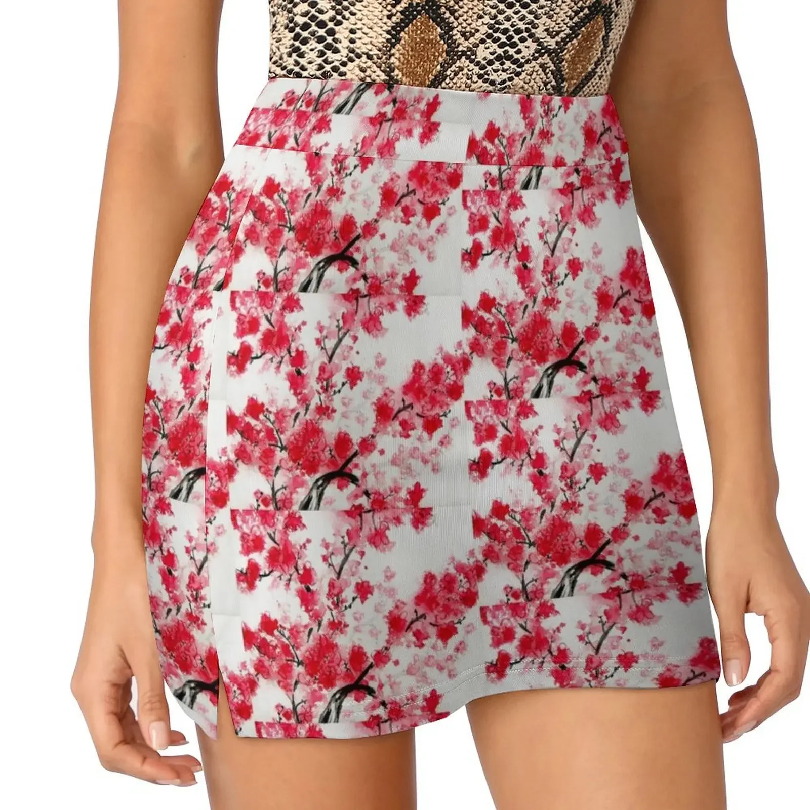 Cherry Blossoms Mini Skirt skirts for womens 2025 skirt women Miniskirt woman