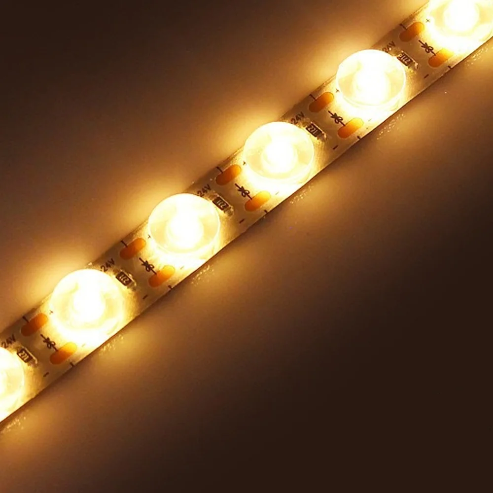 5m 10m 15m 24v LED Side Module Diffused Reflect Wall Strip Optical Len CCT Three Color 3000k Nature White 4000k 6000k Line Tape