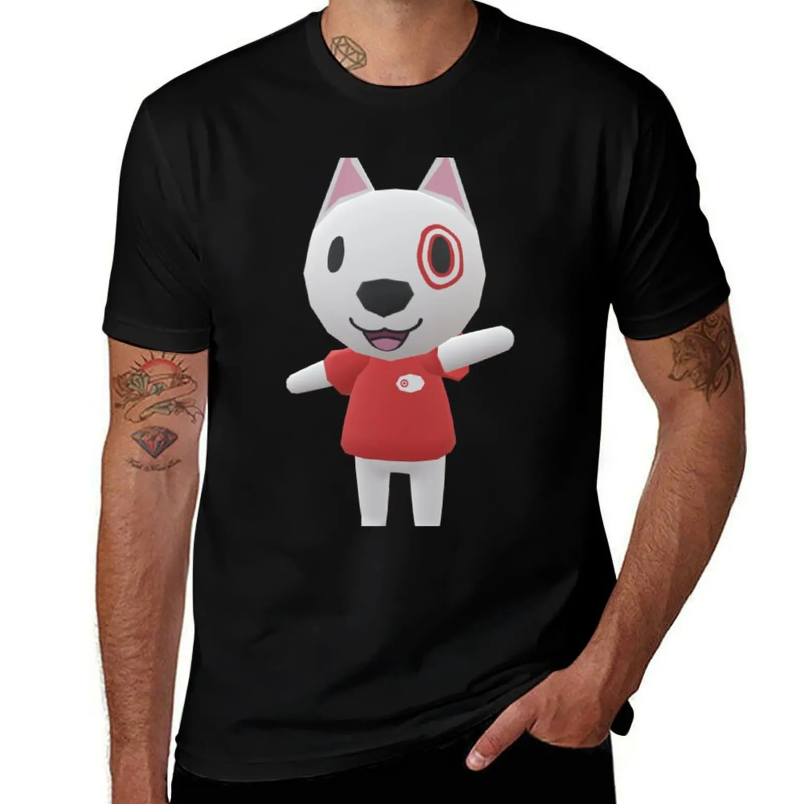 Low Poly Bullseye (Spot) T-Shirt man graphic t shirt T-Shirt