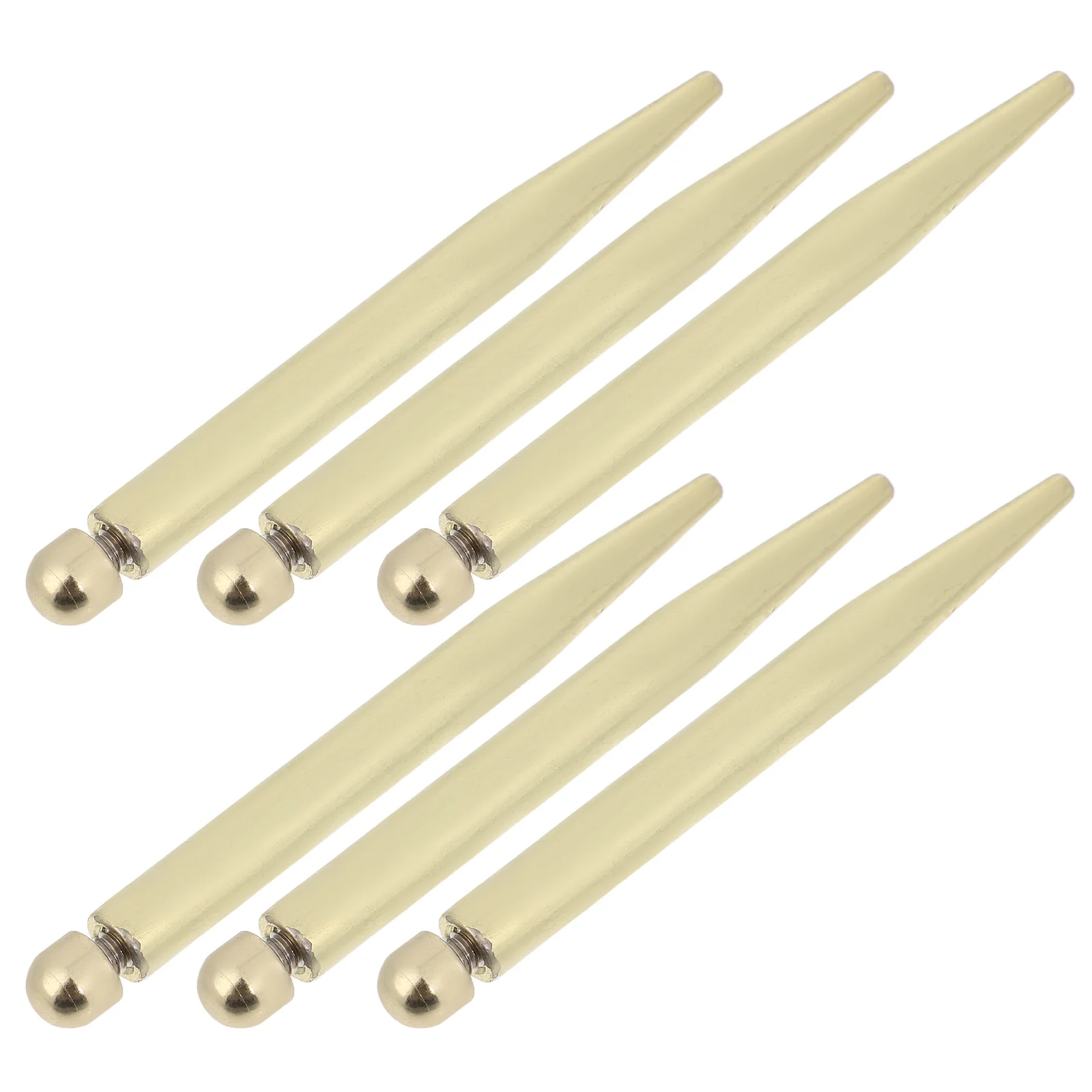 

6pcs Gold Acrylic Photo Frame Standoff Screws Clear Thread Design For Desktop Frames Posters Wedding Table Numbers Picture Frame