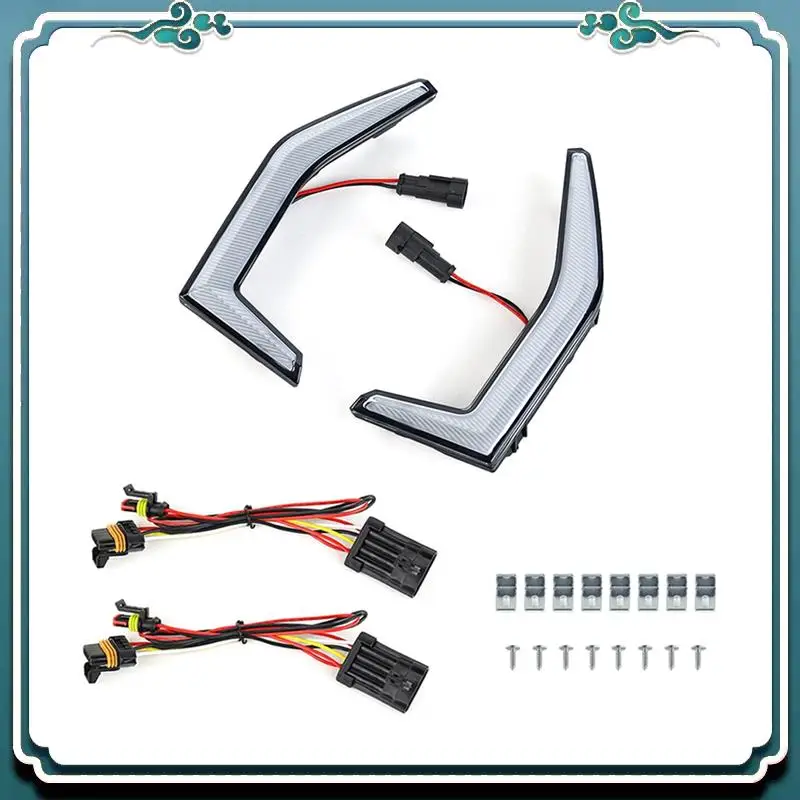 

ABTU-1Pair LED Daytime Running Lights Replacement High Quality For Kawasaki Teryx KRX 1000 2020 2021 2022