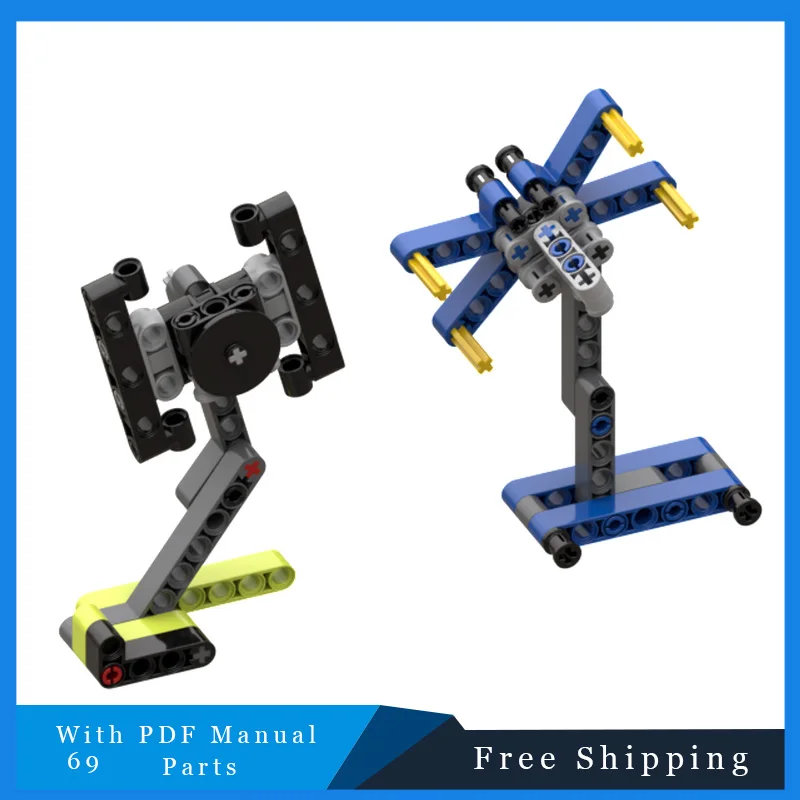 

69 PCS Star Battle Series Two Small Warplane Creative Bricks Building Blocks Model Toys For Children DIY Assembly Christmas Gift