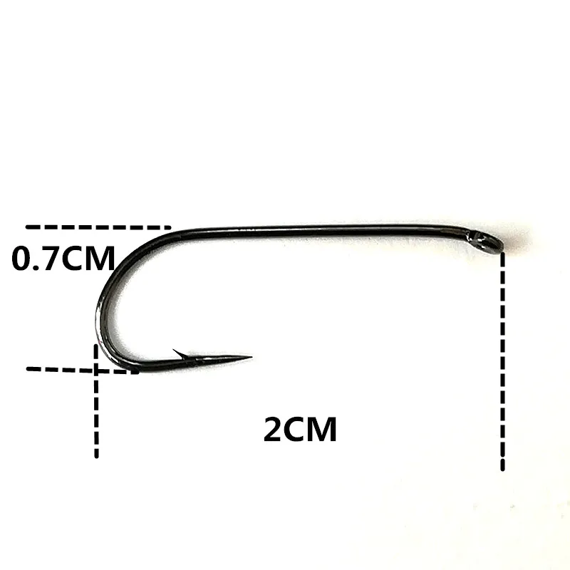 5 Stück Imitations-Caddis, eine gängige Art von Trockenfliegen zum Fliegenfischen und schwimmendem Köder, wird häufig mit Fliegenfischerei-Ausrüstung kombiniert. – Detail 3