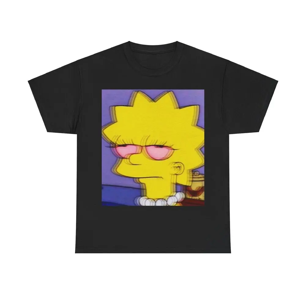 LISA HIGH TRIPPY SMOKE GRAPHIC TSHIRT Anime Graphic T-shirts For Men Clothing Women Tees High Quality 100%Cotton Short Sleeve