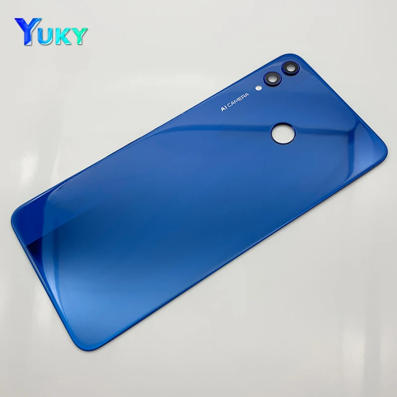 Coque arrière en verre pour Huawei Honor 8X, couvercle de batterie