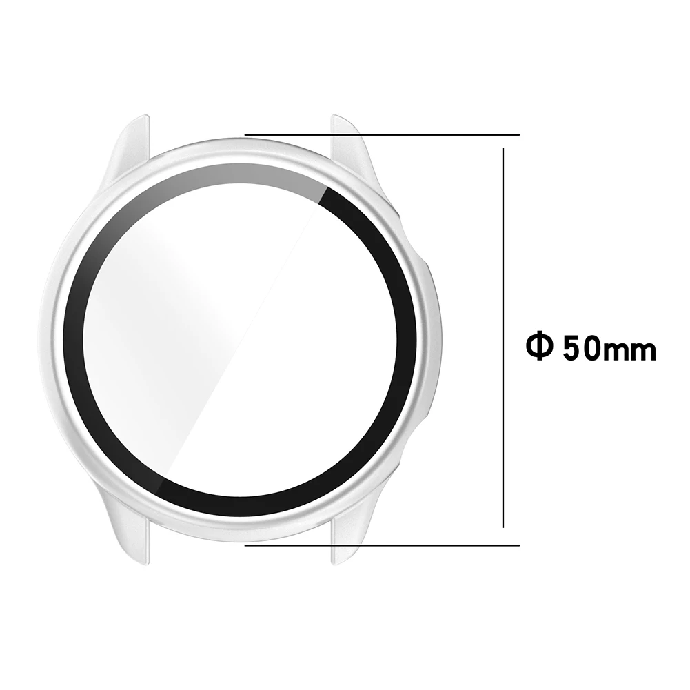 Curved Edge Tempered Glass Watch Series Case for Amazfit GTR 2e/GTR 2 Watch Full Cover Screen Protective Bumper Shell