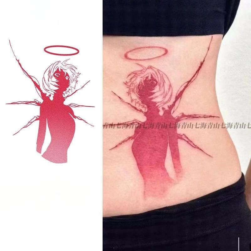 Neon Genesis Evangelion Tattoo Stickers Cool Color Body Art Stickers Washable Cosplay Decor Accessory Arm Waist Anime Fan Gift