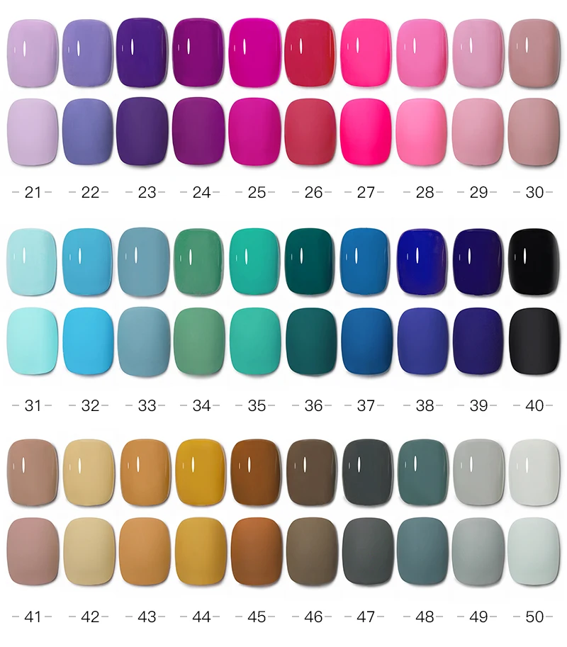 Mxsi Color 15 ml Nagelgel, professionelles Zubehör, kein Set, Soak Off UV, langlebiger Gel-Nagellack, sehr gute Qualität – Detail 5