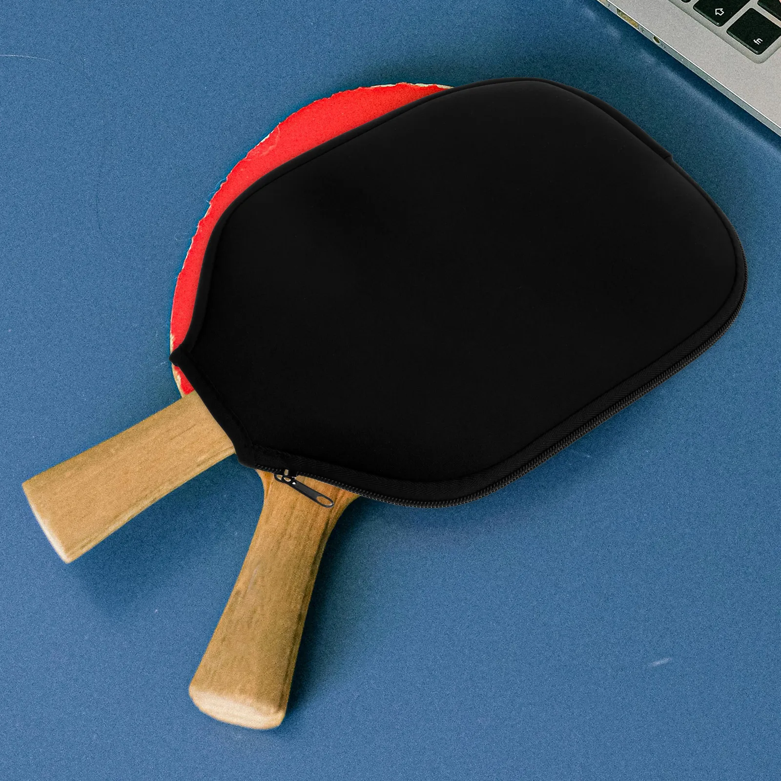

Flexible Neoprene Pickleball Protector Cover with Zipper Closure Racket Storage Sleeve for Scratch