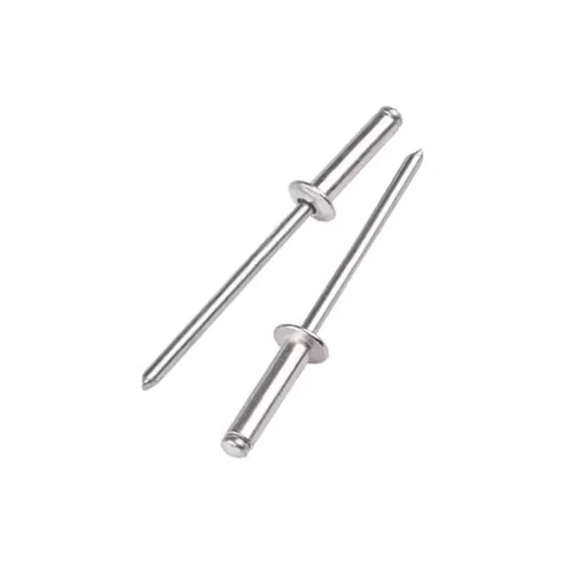 20-100pcs M2.4 M3.2 M4 M5 GB12618 Aluminium Mushroon Head Break Mandrel Blind Rivets Nail Pop Rivets For Furniture Car Aircraft