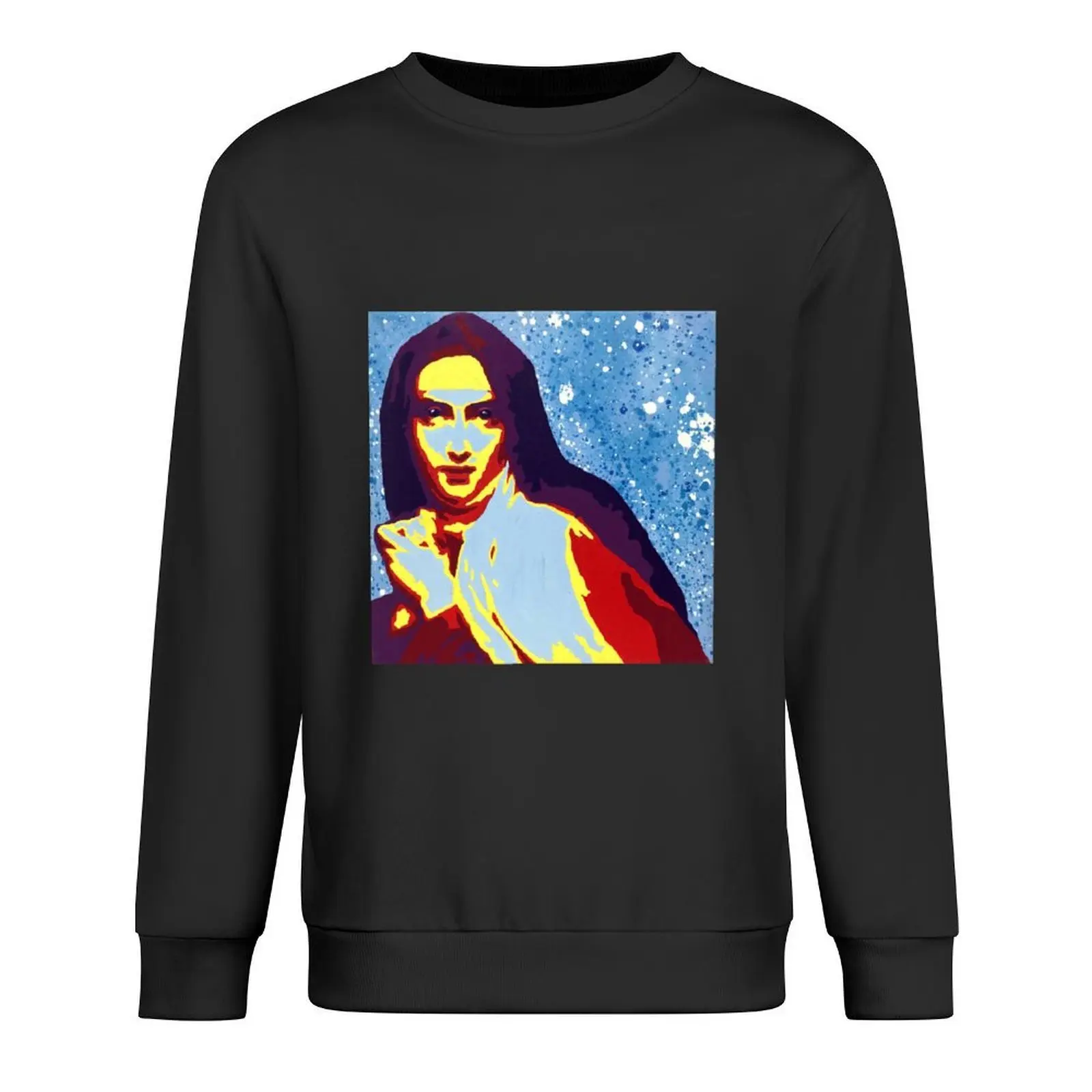 

St Teresa of Avila Pullover autumn japanese style men's sweat-shirt set mens clothes men's sweatshirt