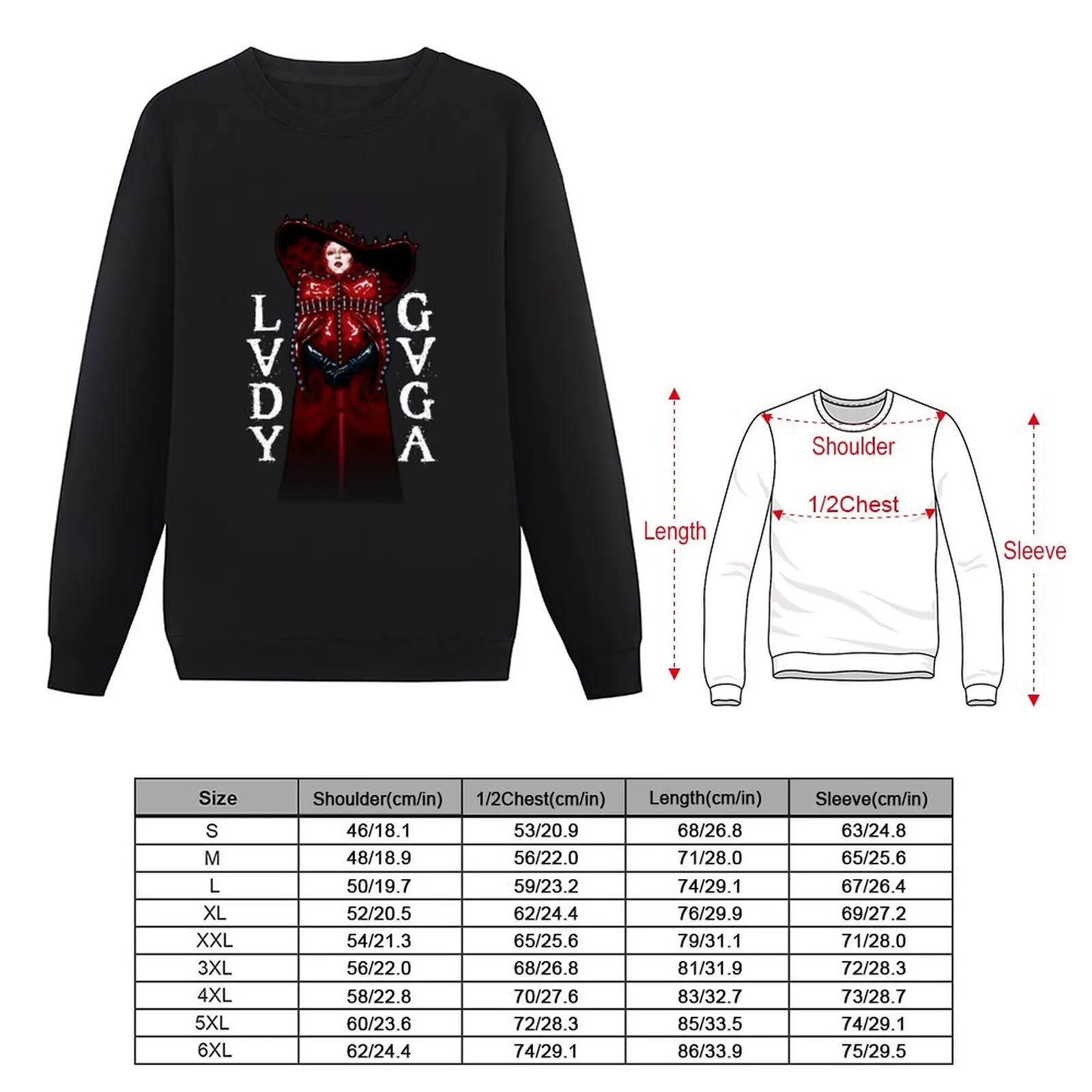 Abracadabra Lady Gaga Pullover يرتدي الرجال ملابس رياضية ملابس شتوية ملابس الخريف الكورية البلوز