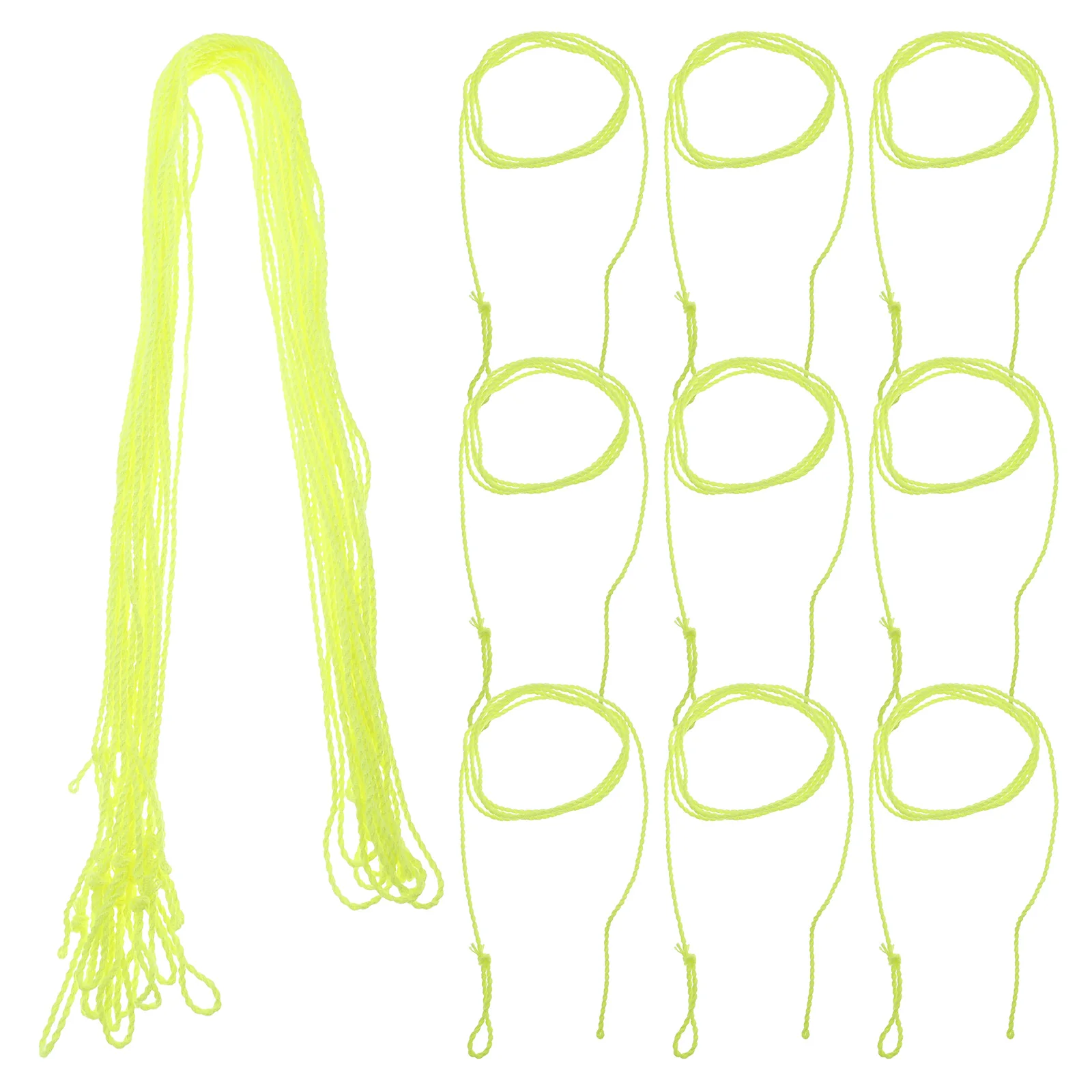 เชือกโยโย่ 50 ชิ้น สีรุ้ง ไนลอน สำหรับการแข่งขัน เล่นฟรีสไตล์ ท่าผาดโผน เด็กๆ เล่นกลางแจ้ง ชุดอุปกรณ์เสริมโยโย่