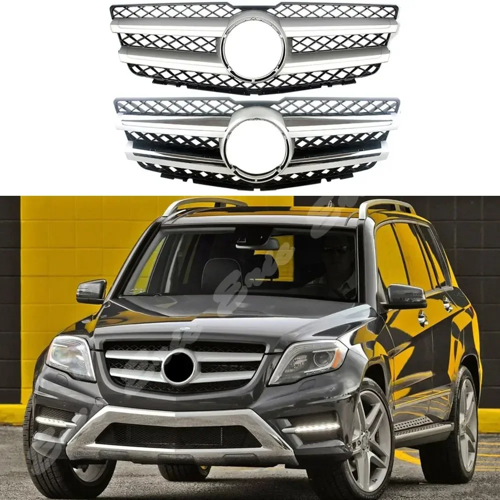 Front Racing Bumper Grille Upper Facelift Grill For Mercedes-Benz X204 GLK280/300/350 2008 2009 2010 2011 2012 GTR