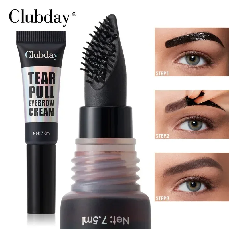 15-minute Semi Permanent Eyebrow Dye Tint Fast Gel Peel Off Eyebrows Tint Dye Makeup Eyebrow Cream Natural Brow Tattoo Cosmetics