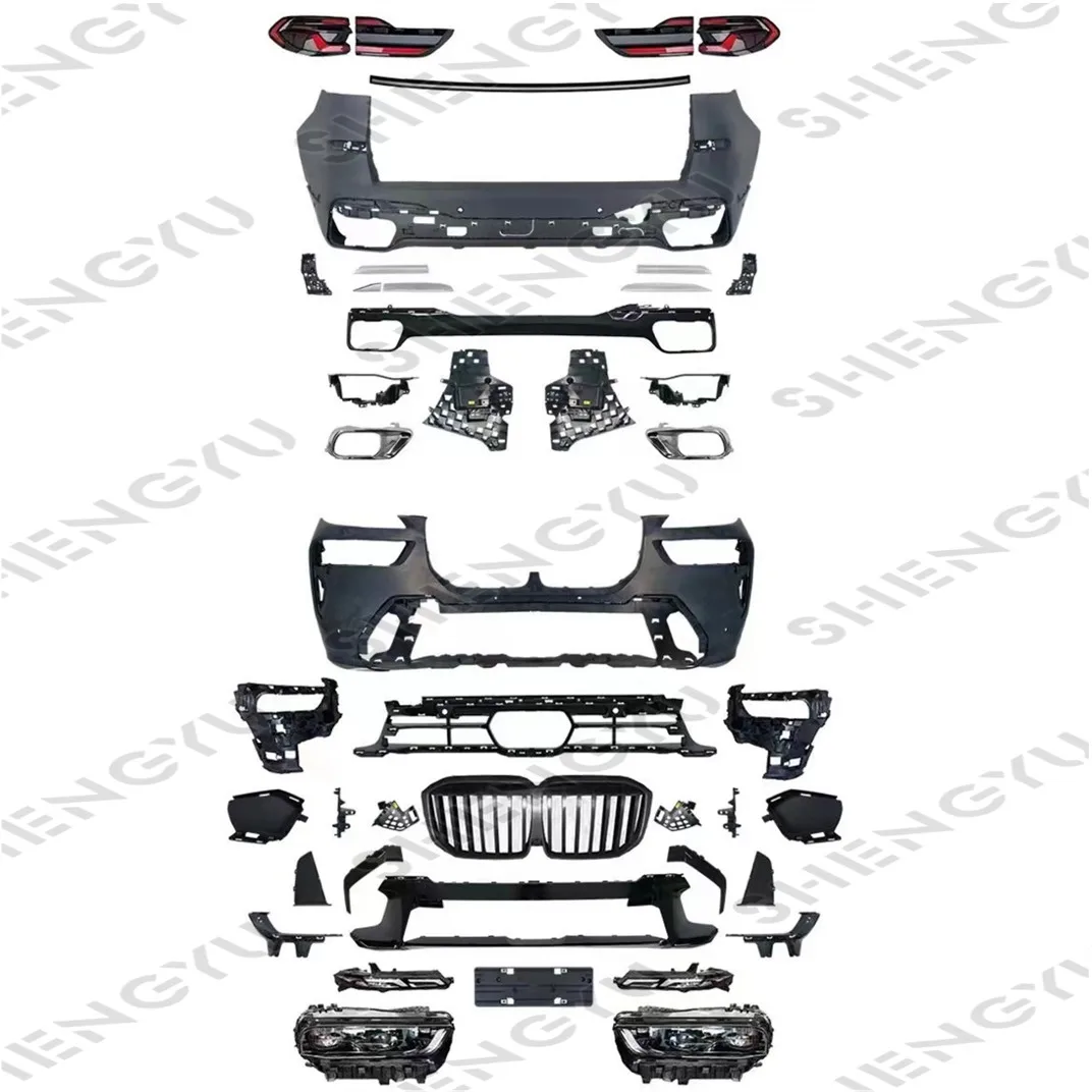 Good Quality Body Kit For X7 G07 2019-2022 Upgrade To 2023 Sport Style With Front And Rear Bumper With Grille And Headlight