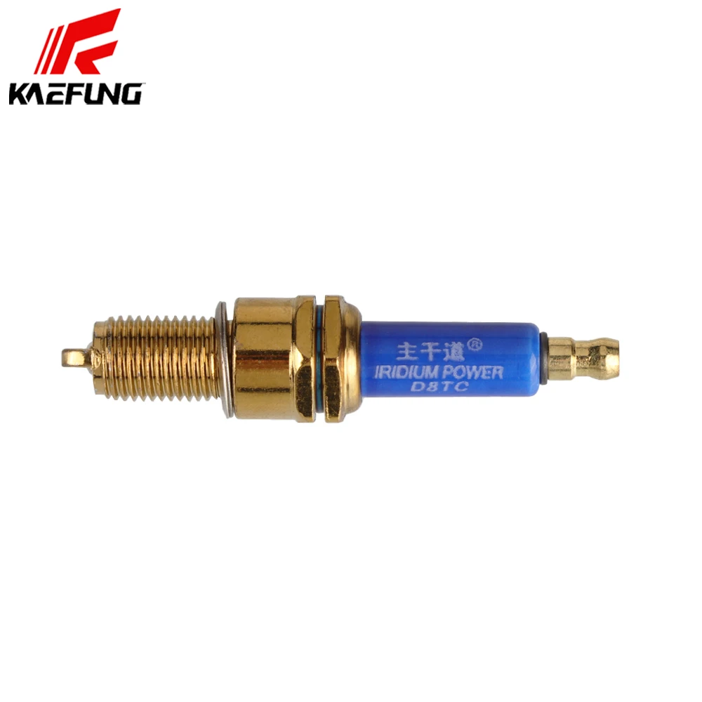 Motorcycle Spark Plug D8TC Compatible for Vertical Engine CG Series 125cc 150cc 200cc 250cc Off-road Vehicle Motocross 250CC