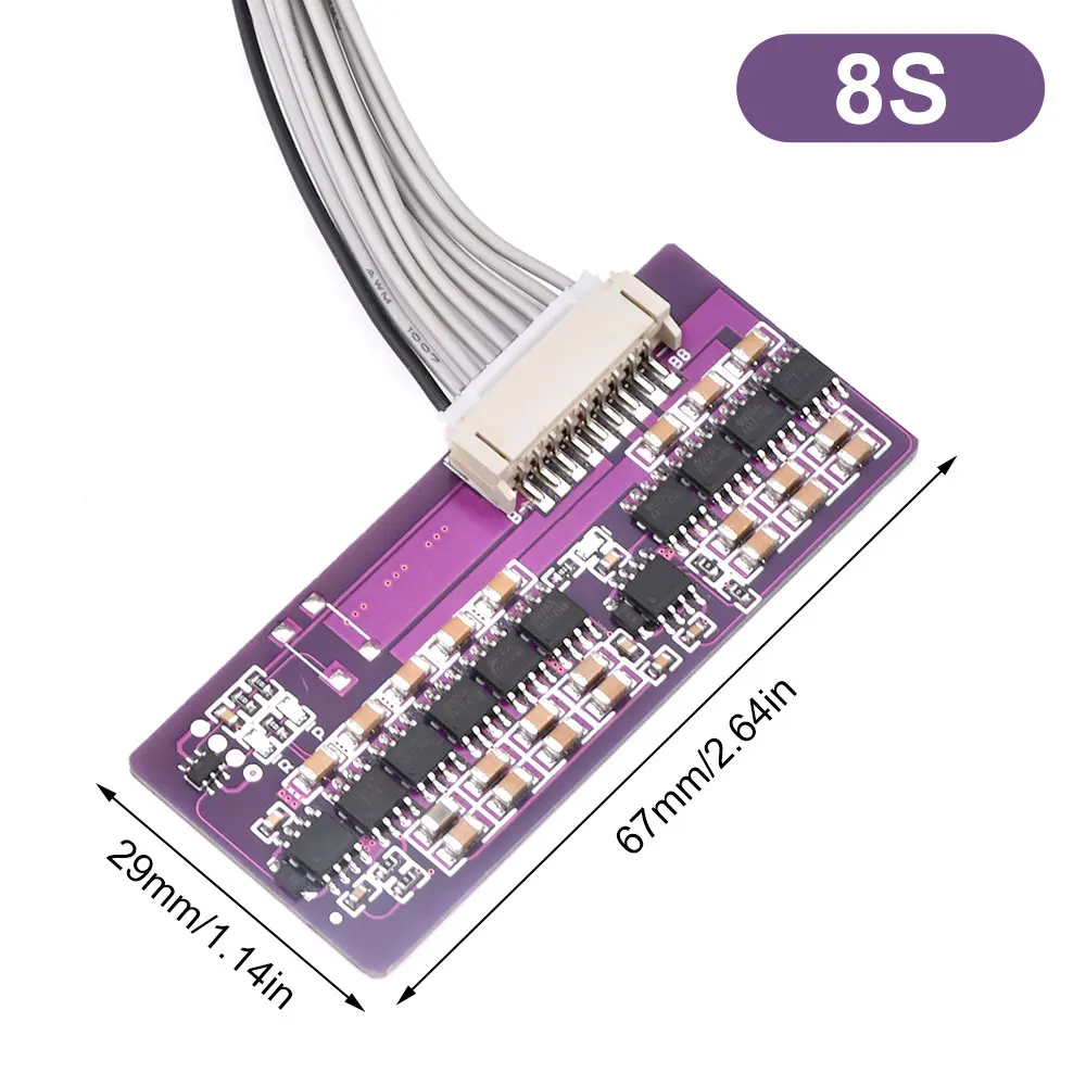 3S ~ 21S 1.5a Lithium Batterij Opladen Bescherming Board Capacitieve Actieve Egalisatie Module Li-Ion Batterij Bms Voor Oplader