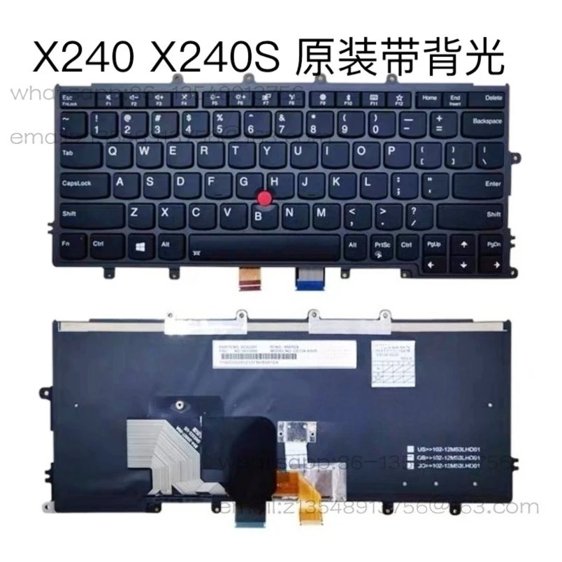 Spot express delivery X240s X250 X260 X270 notebook original English, large enter key keyboard, with pointing stick