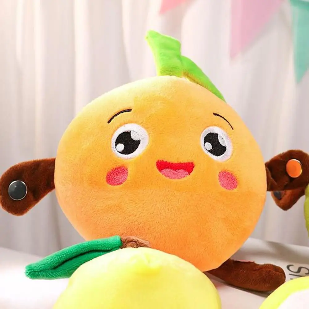Educational Creative Fruit Induction Metronome Music Modes Soft Fruit Sensory Stuffed Music Rhythm Stuffed Developmental