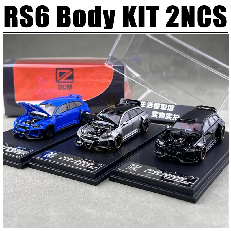 

DCM 1/64 RS6 Body KIT 2NCS Alloy Toy Motor Vehicle Diecast Metal Model Gifts