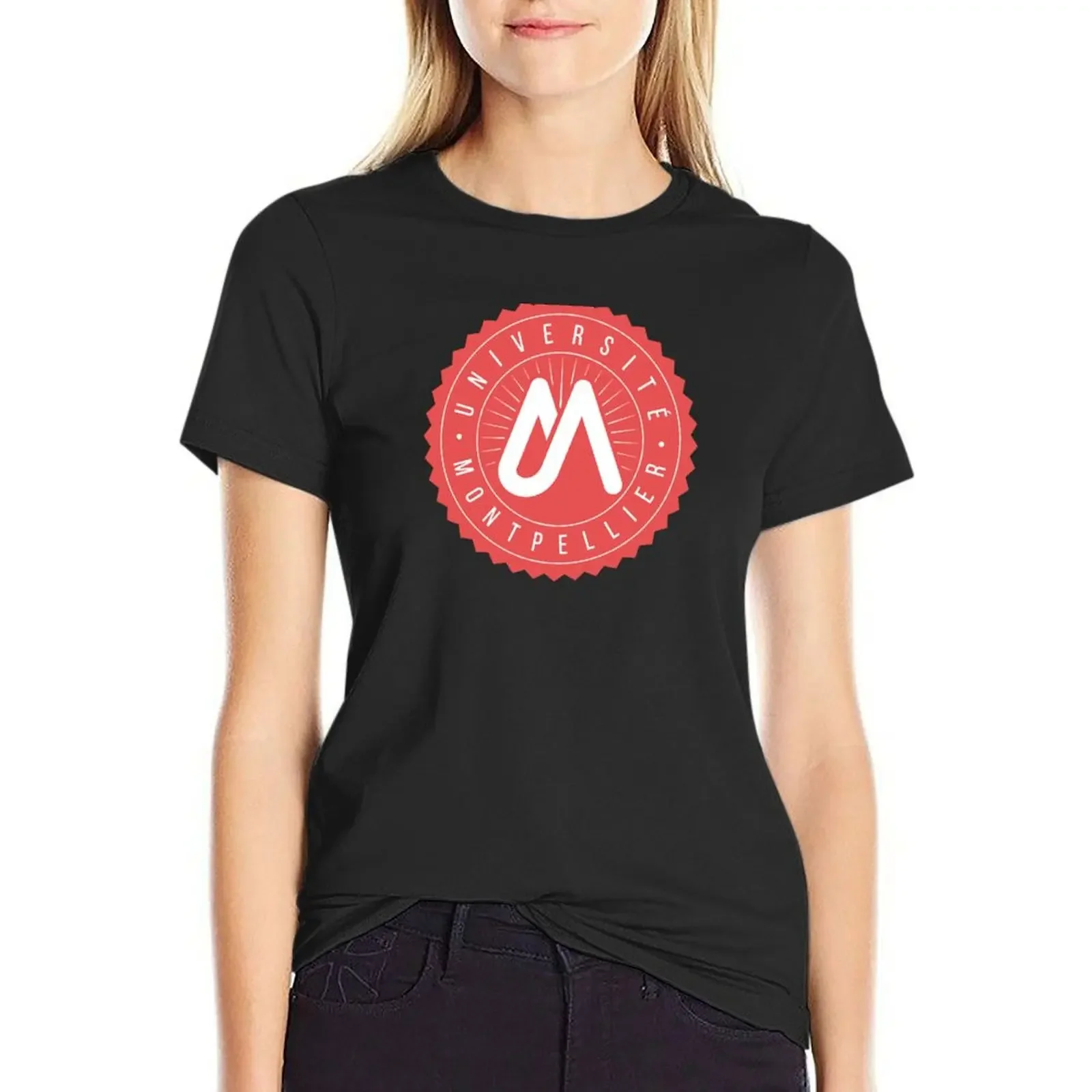 

The University of Montpellier T-Shirt quick drying quick-drying anime summer clothes t-shirt dress for Women plus size
