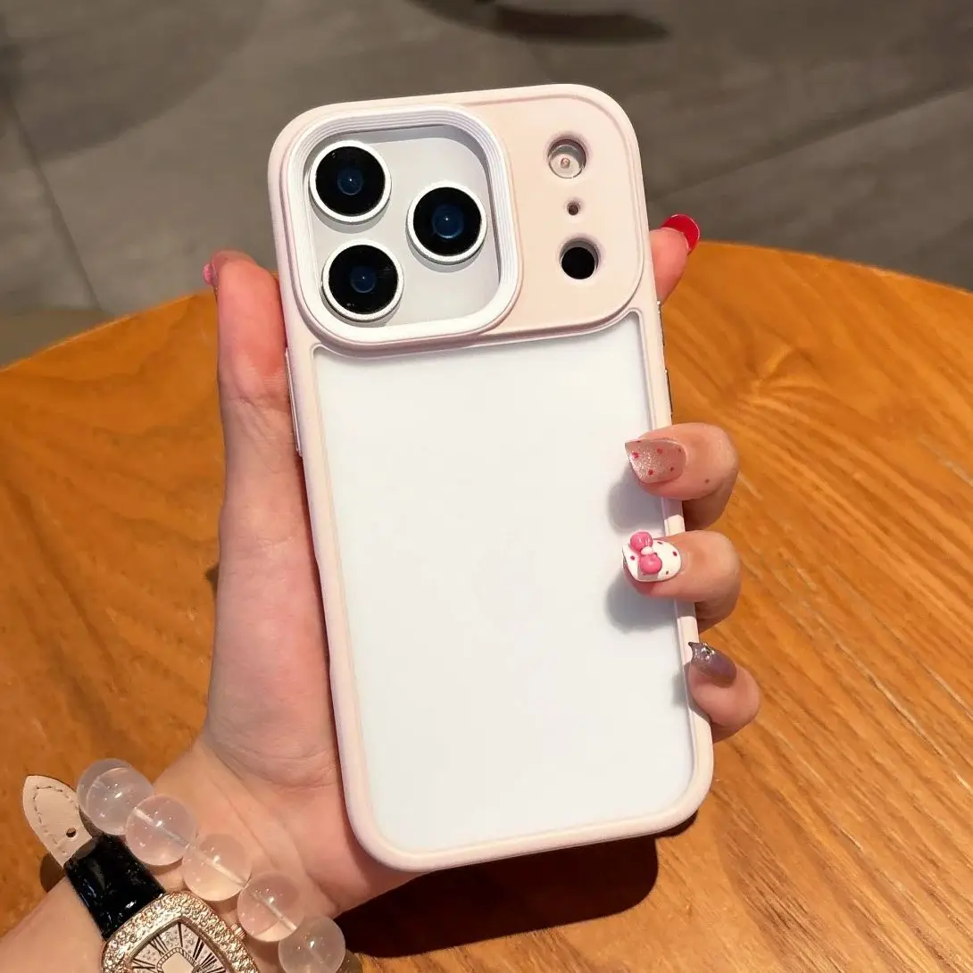 Luxury Matte Clear Armor Shockproof Case For iPhone 17 Air 16 15 14 13 12 Mini 11 Pro Max 7 8 Plus Frosted Bumper Hard PC Cover