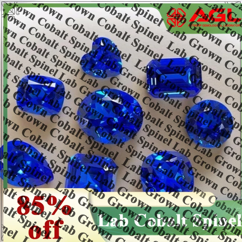 

TOPSapphire Round Cut Lab Grown Cobalt Spinel Synthetic Gemstone