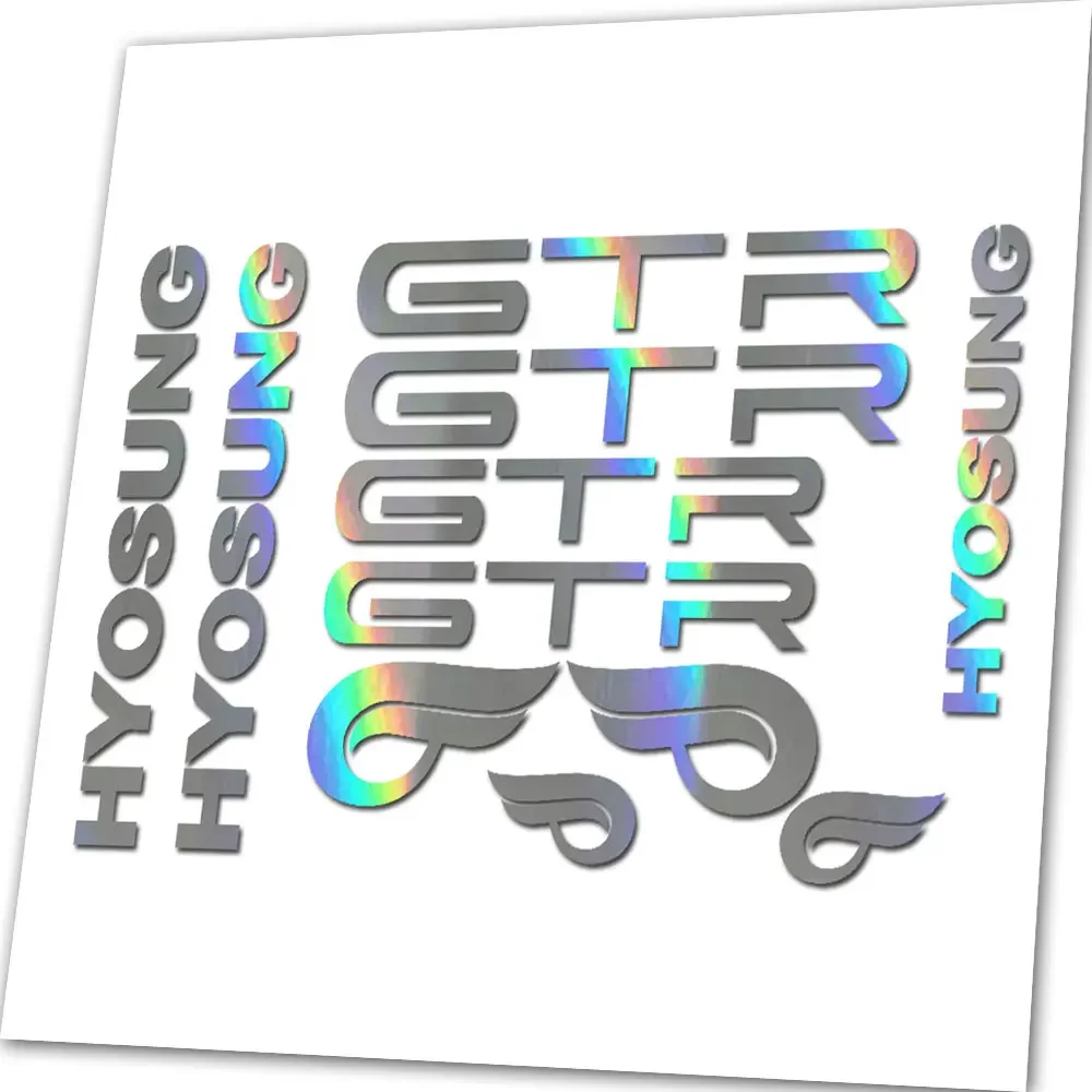 Calcomanías/Pegatinas de nuevo diseño para Hyosung GTR, TODOS LOS COLORES DISPONIBLES, GT GTR-125 GTR-250