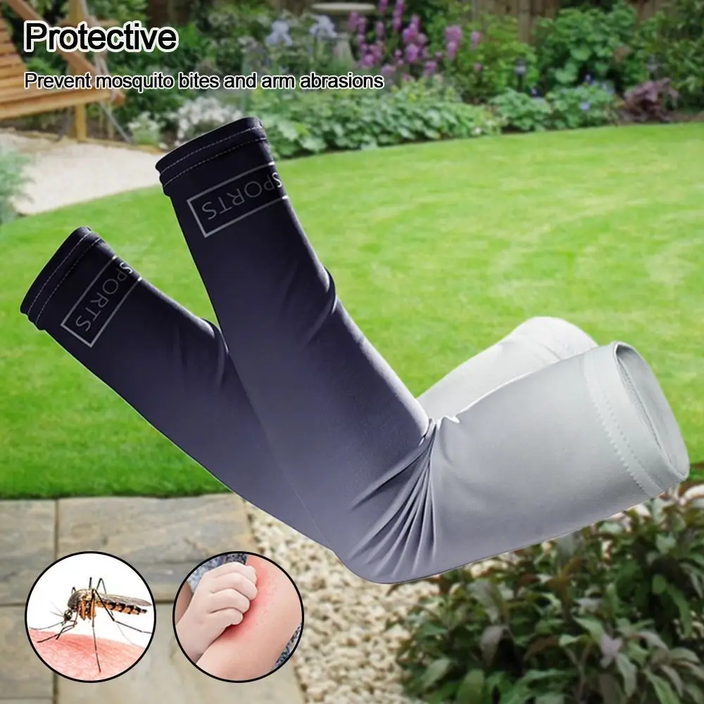 Unisex Arm Sleeves Sun UV Protection Elastic Ice Cuff Arm Cover Running