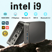 Portable Mini PC Intel Core i9 8950HK Gaming Mini PC Windows 11 Pro 16GB DDR4 1TB 2TB M.2 SSD WiFi 6 BT5.2 Desktop Computer PC