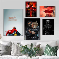 1pc F1 Formula One Champion Lewis Hamilton Hammertime Poster HD Posters Home Room Bar Cafe Decor Art Wall Painting Picture