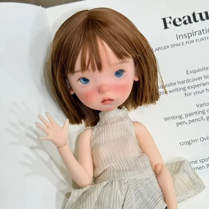 

Новая кукла BJD 1/6 Landoudou, полный комплект, очаровательная девочка, красивая высококачественная игрушка из смолы, подарок на день рождения, шарнирные куклы в наборе.