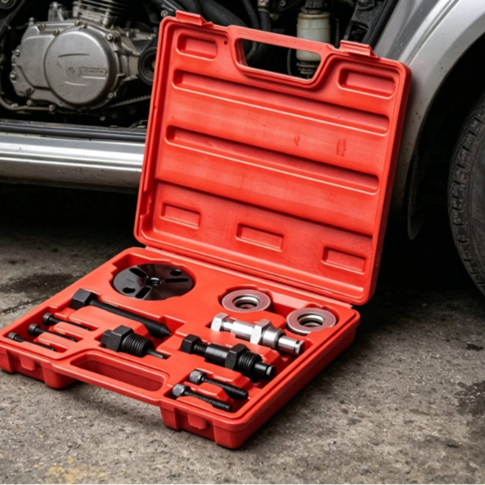 A/C Compressor Clutch Tool Kit Complete Air Conditioning Compressor Repair Tool Kit Many Makes and Models Large Selection