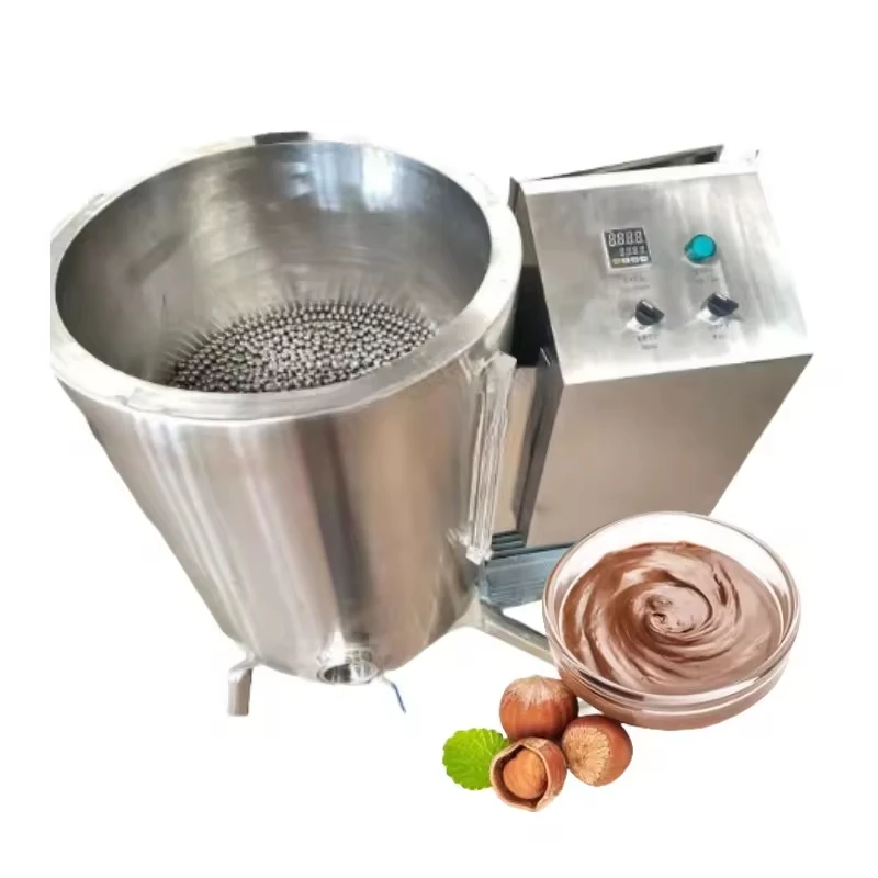 Automatische Kakaorroller-Schleifmaschine, Schokoladenkugel-Steinmühle, Maschine für Schokolade, 25 l, 60 l, Schokoladenmelanger-Maschine