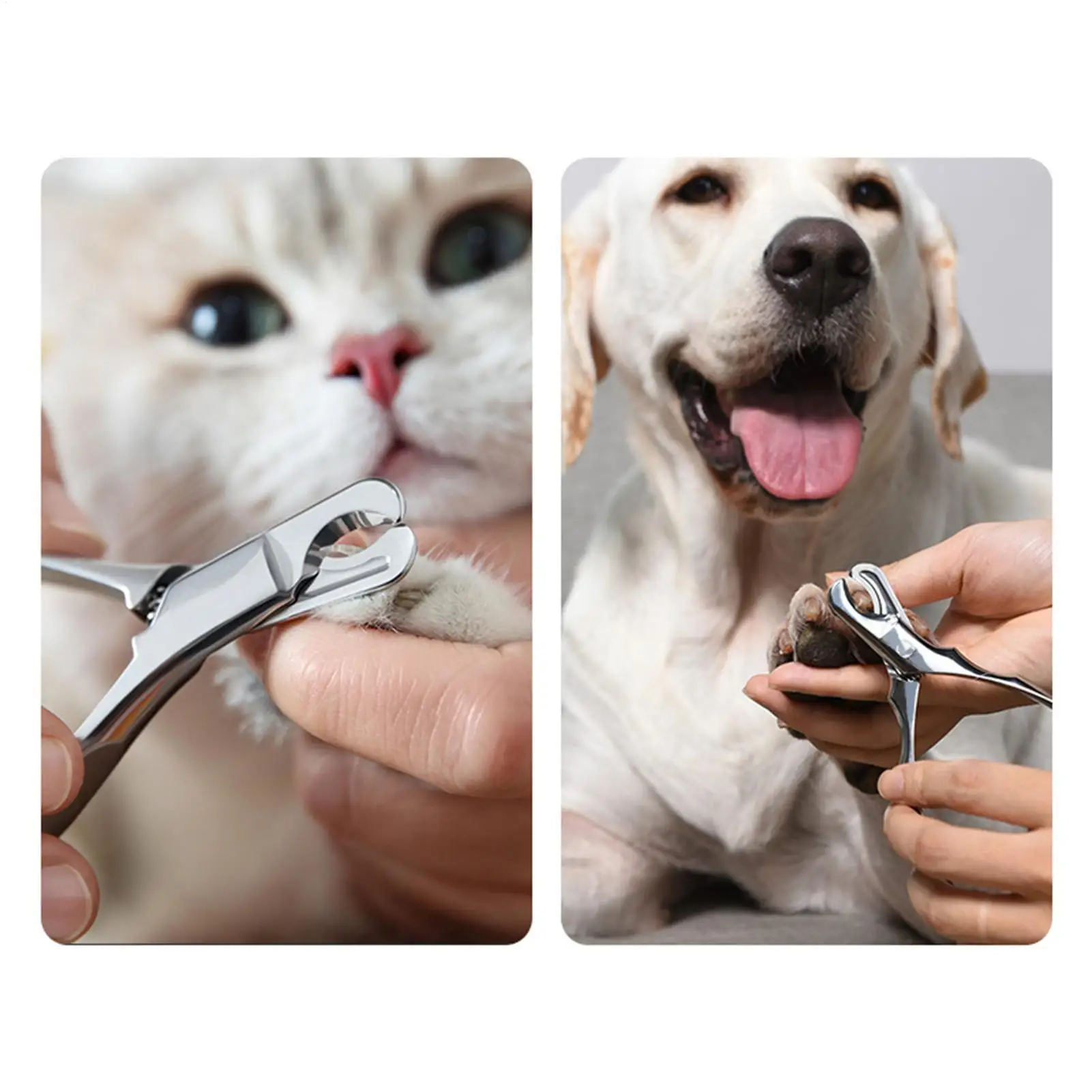 

Когтерез для кошек из нержавеющей стали, сверхпрочный, с защитной насадкой, для стрижки когтей щенков, кошек и других домашних животных