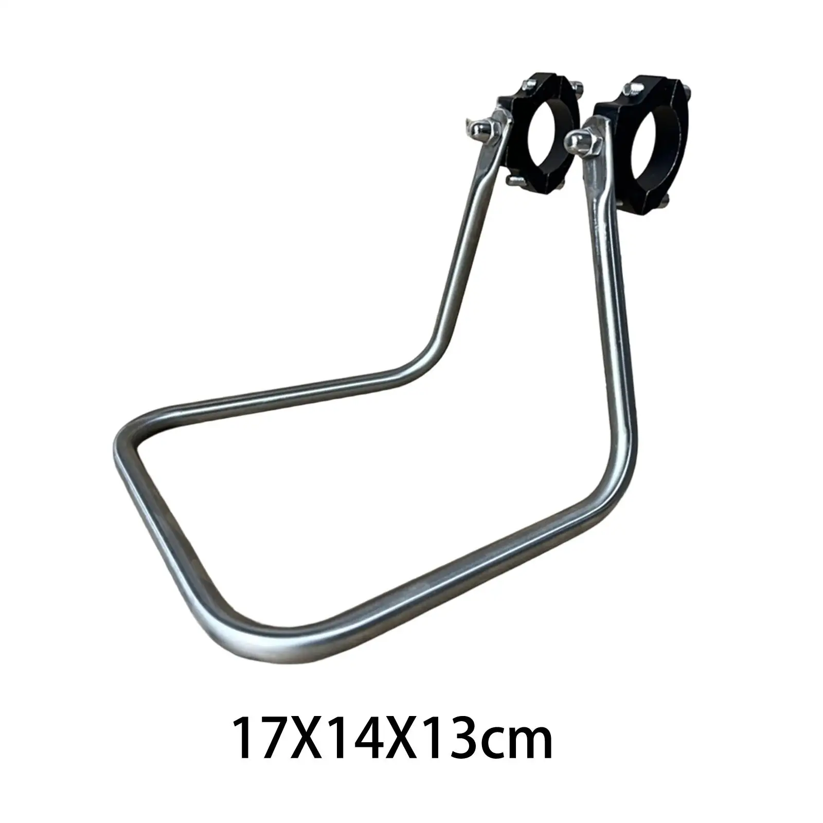 

Universal Fit Bike Front Cargo Rack Space Saving Stainless Steel Front Bag Carrier for Mountain and City Bikes